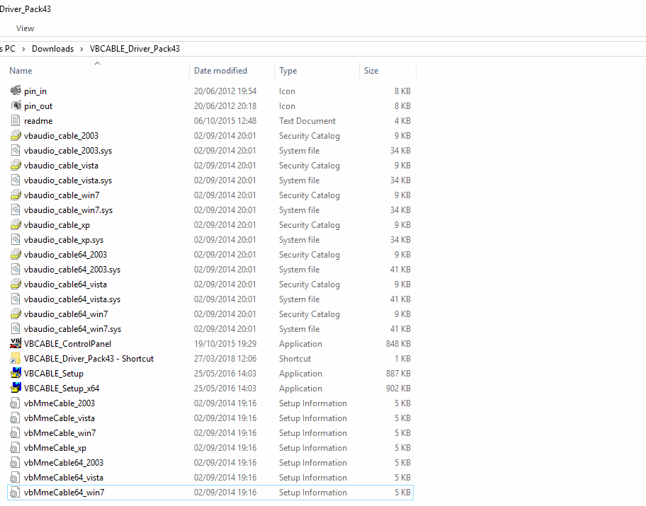 vb cable download